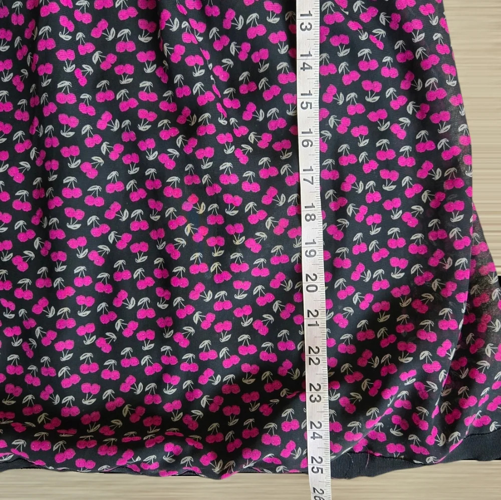 BeBop cherry print one shoulder mini dress Y2k Style - Picture 3 of 10